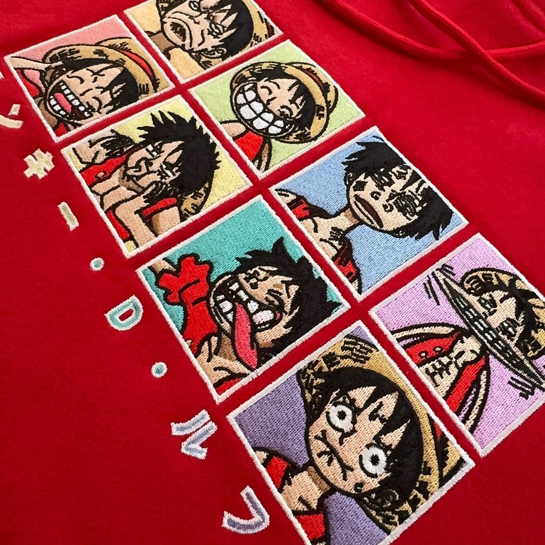 Red Faces Hoodie