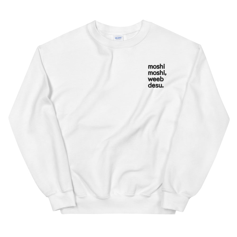Embroidery Moshi Moshi Sweatshirt