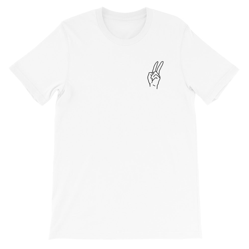 Embroidery Peace Tee