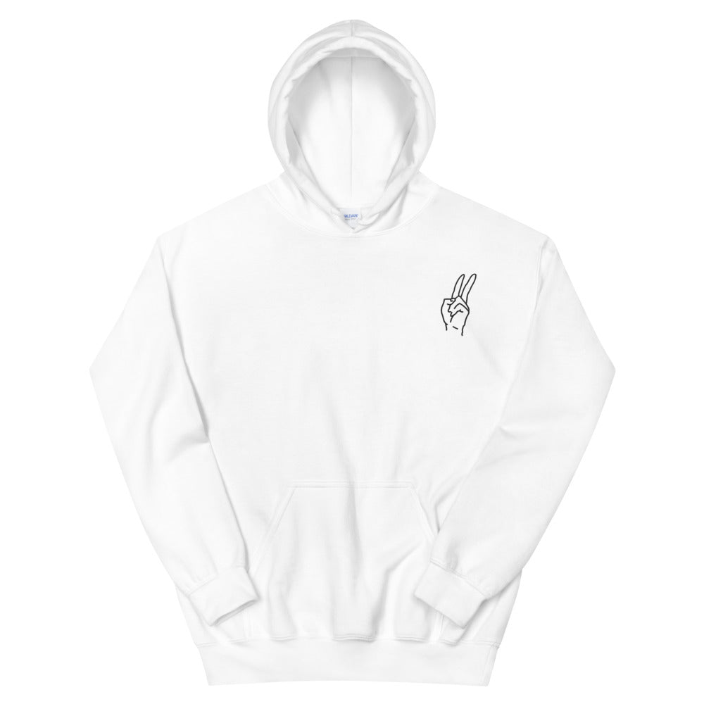 Embroidery Peace Hoodie