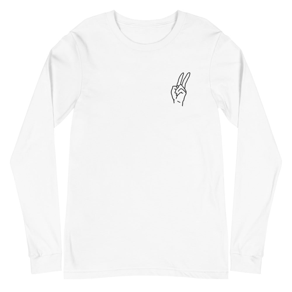 Embroidery Peace Long-Sleeve