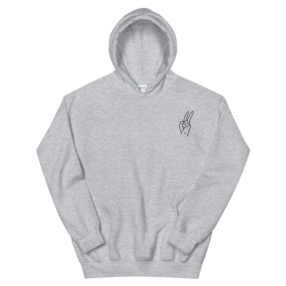 Embroidery Peace Hoodie
