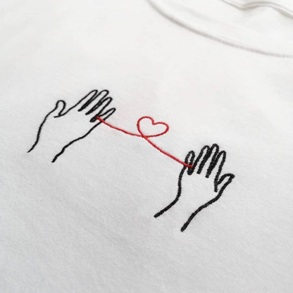Embroidery Heart Tee