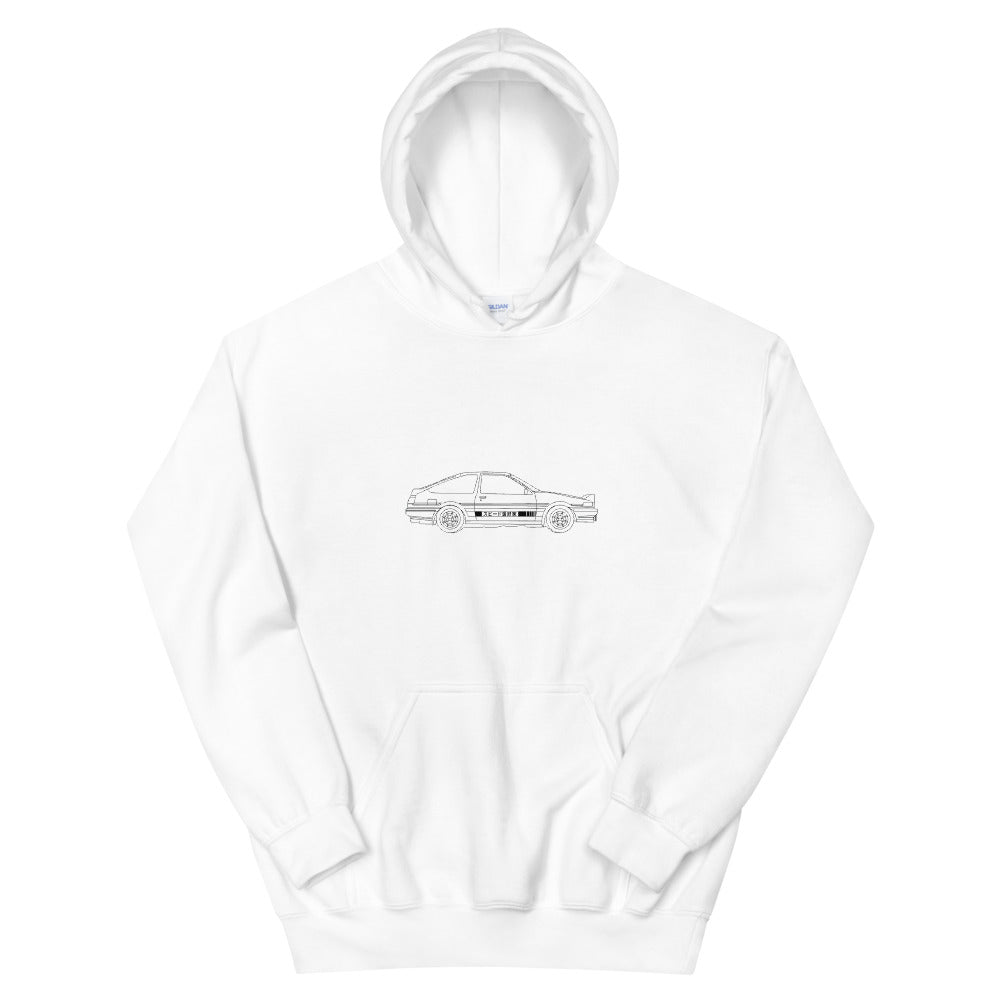 Lineart Car Hoodie