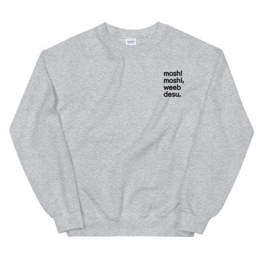 Embroidery Moshi Moshi Sweatshirt