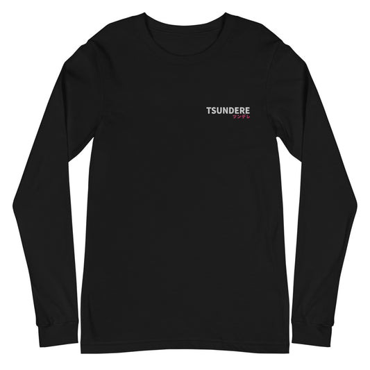 Embroidery Tsundere Long-Sleeve