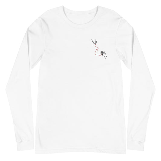 Embroidery Red String Long-Sleeve