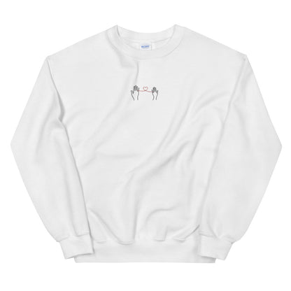 Embroidery Heart Sweatshirt