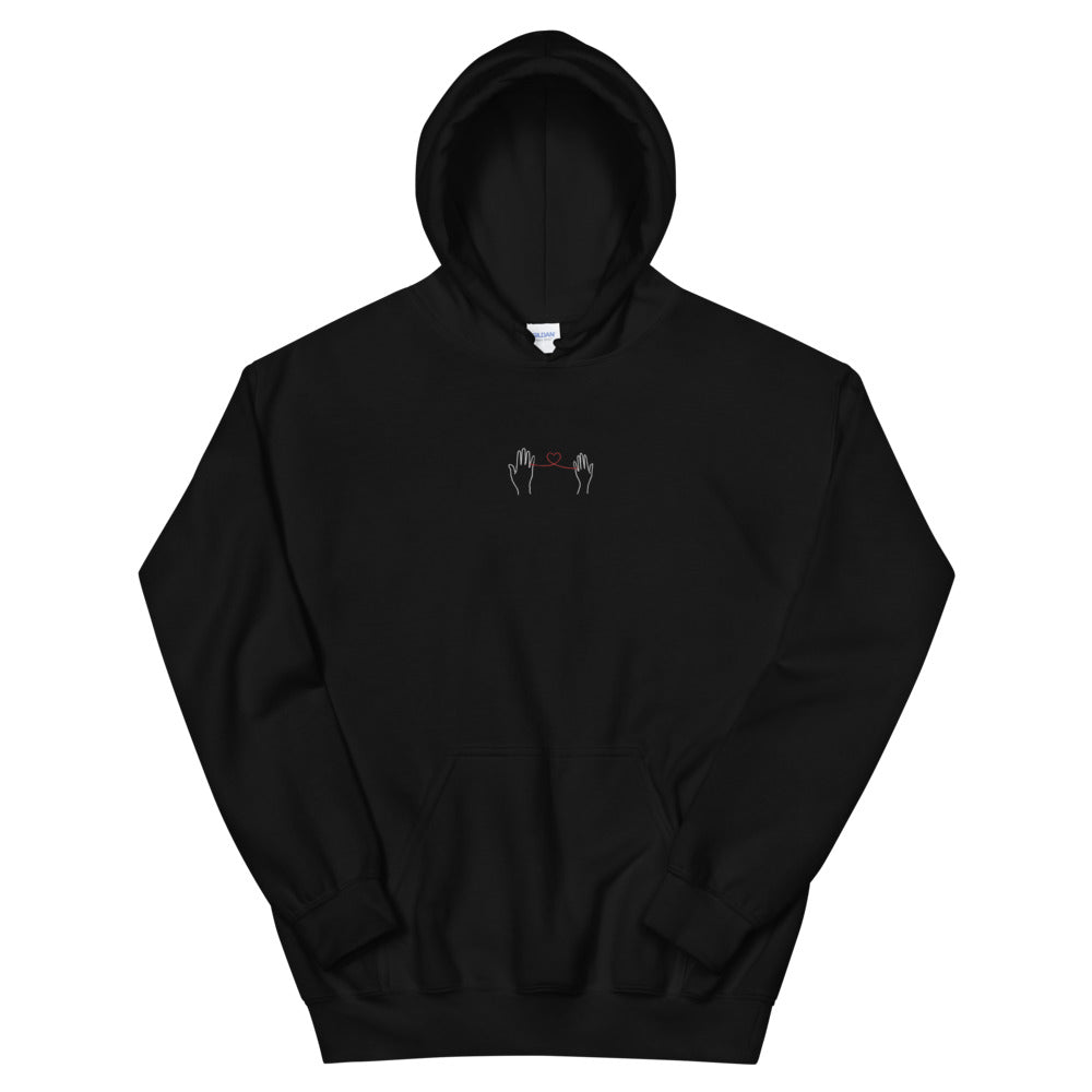 Embroidery Heart Hoodie
