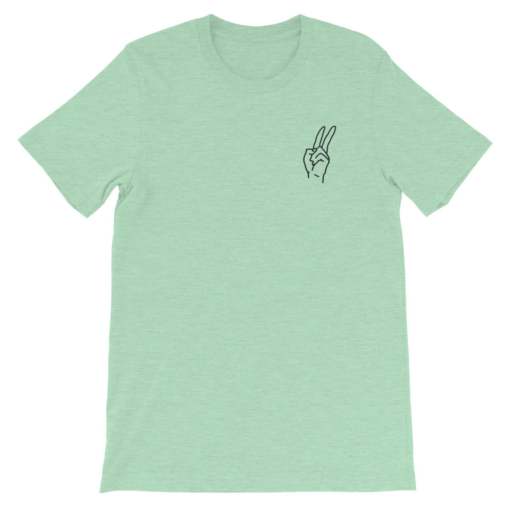 Embroidery Peace Tee