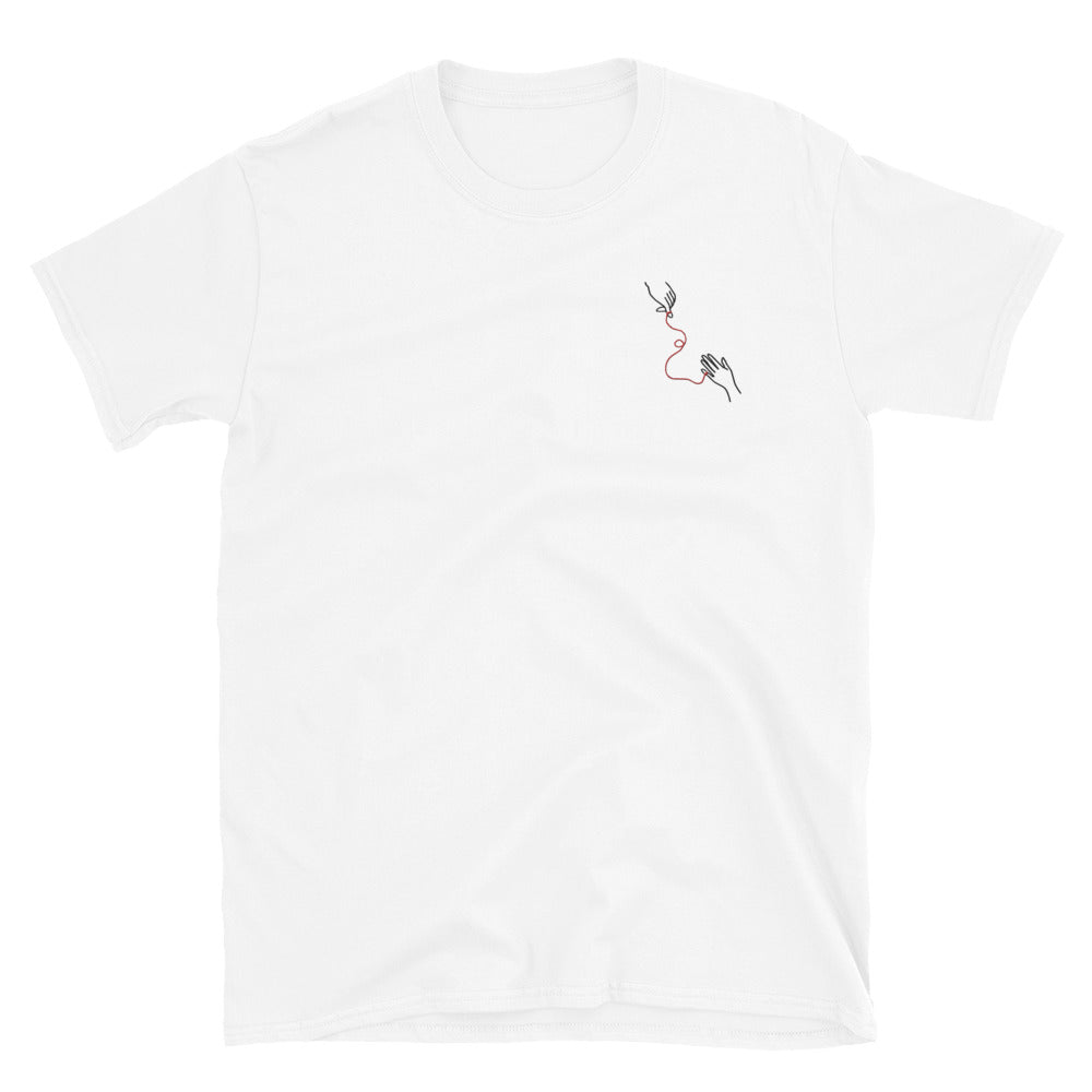 Embroidery Red String Tee
