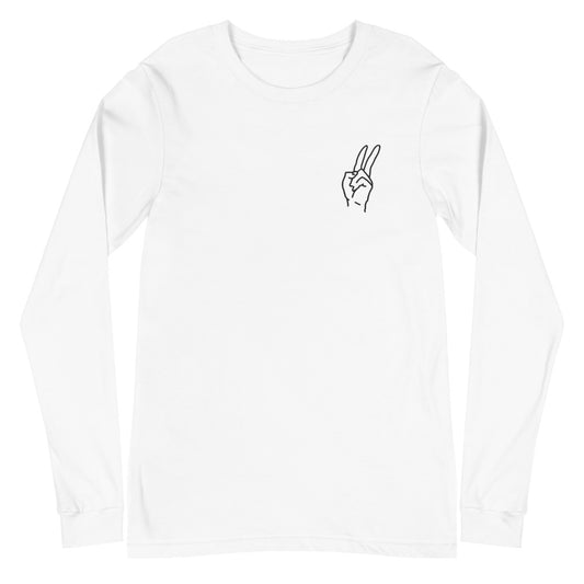 Embroidery Peace Long-Sleeve