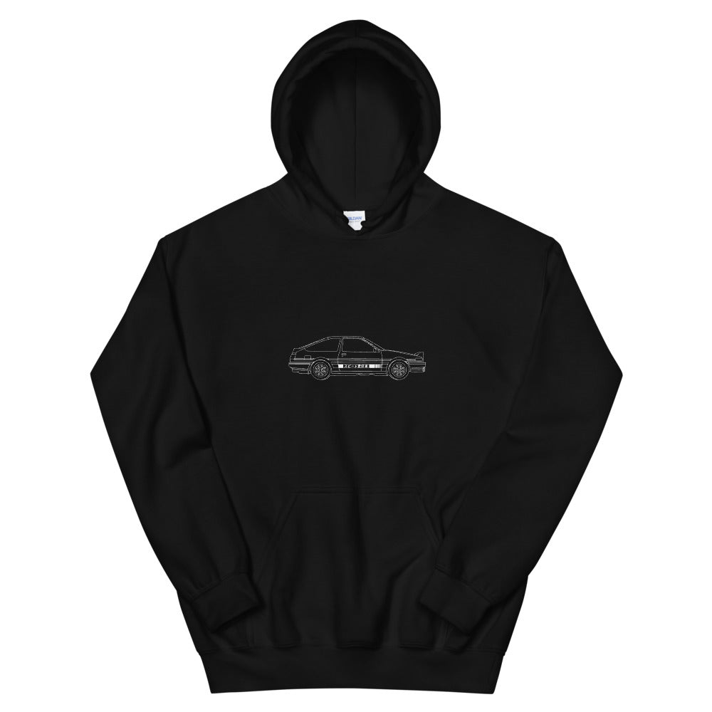 Lineart Car Hoodie