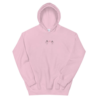 Embroidery Heart Hoodie