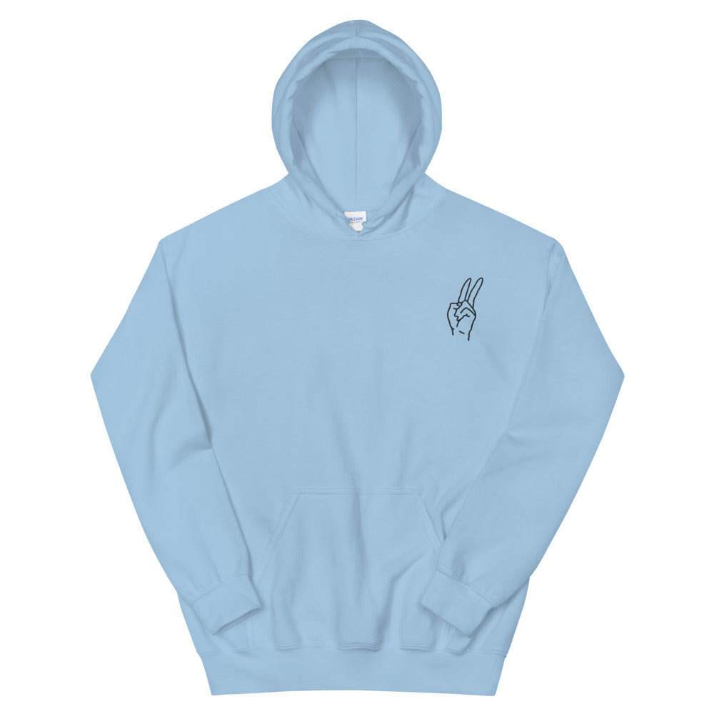 Embroidery Peace Hoodie