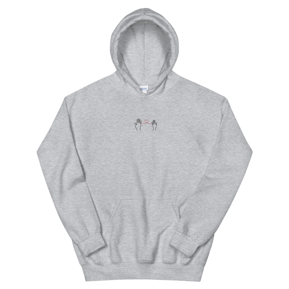 Embroidery Heart Hoodie